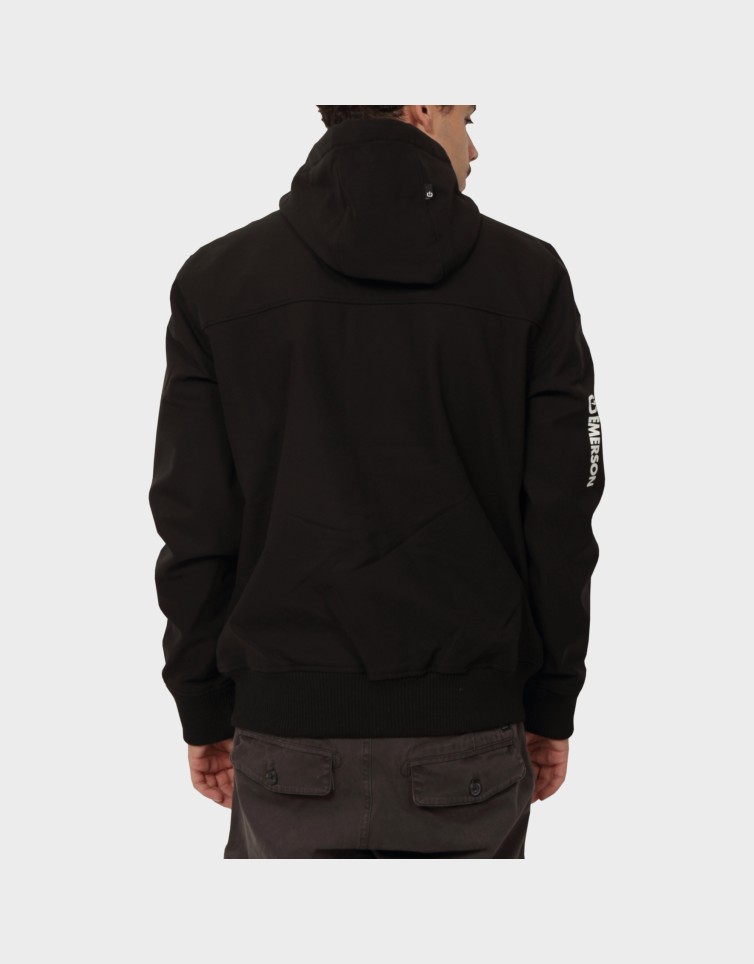 HOODED BONDED BOMBER