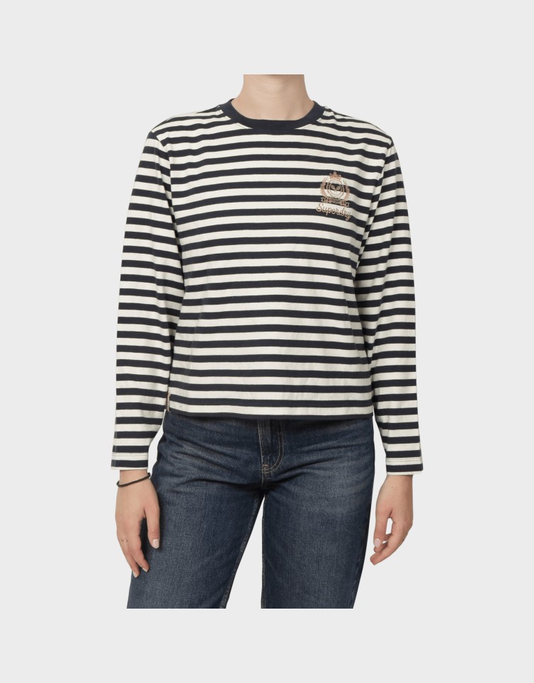 D2 SDSW COUNTRY CLUB LS STRIPE TOP