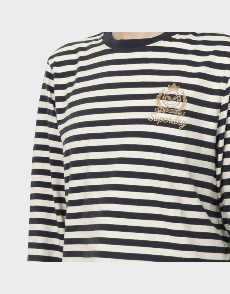 D2 SDSW COUNTRY CLUB LS STRIPE TOP