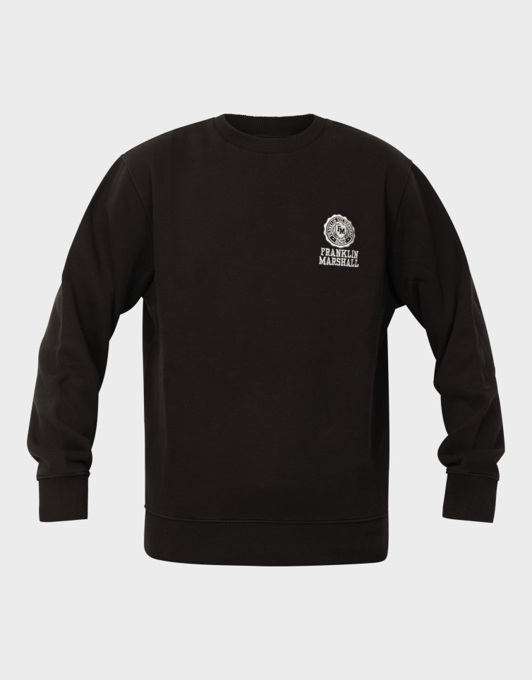 EMB. BRUSHED COTTON FLEECE