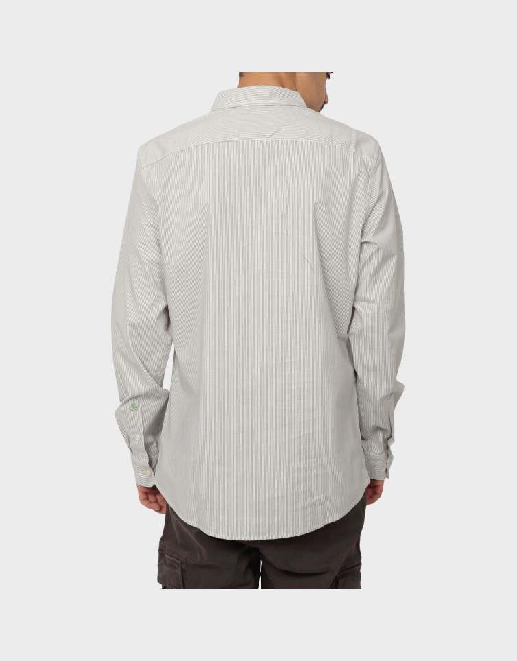 STRIPED SLIM-FIT POPLIN SHIRT