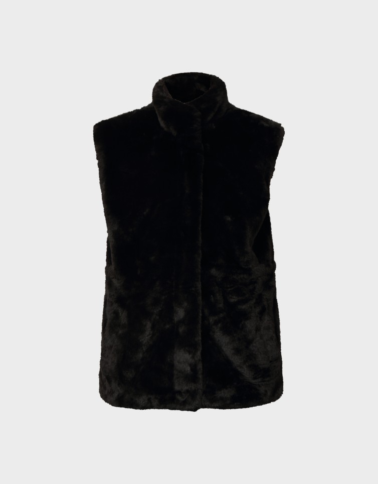 SONJAPOPPY FAUX FUR WAISTCOAT