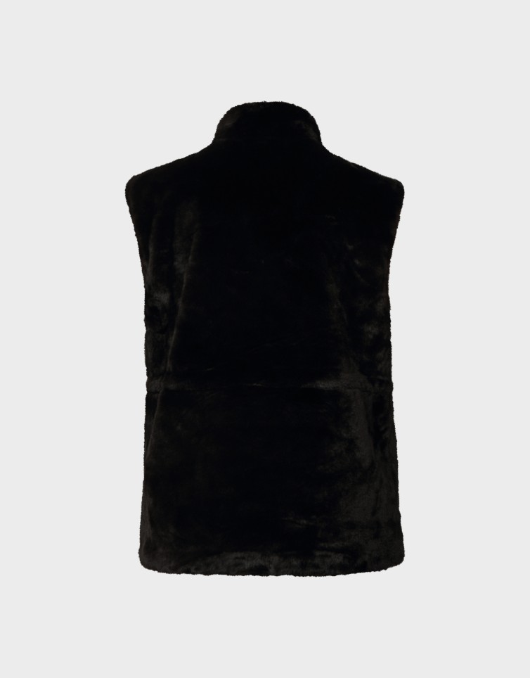 SONJAPOPPY FAUX FUR WAISTCOAT