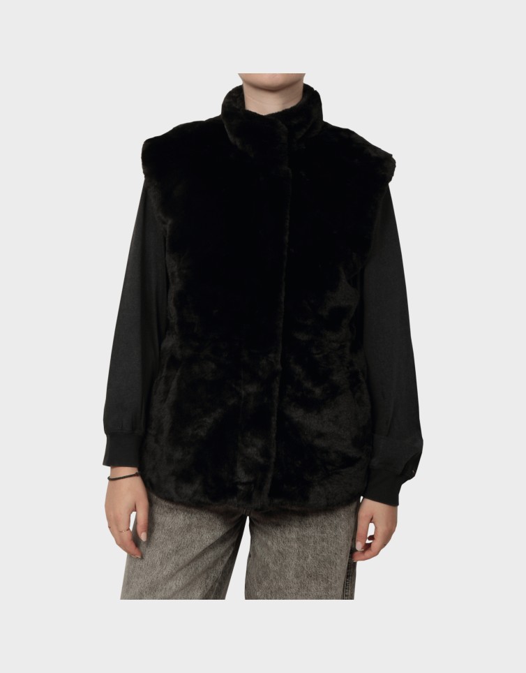 SONJAPOPPY FAUX FUR WAISTCOAT