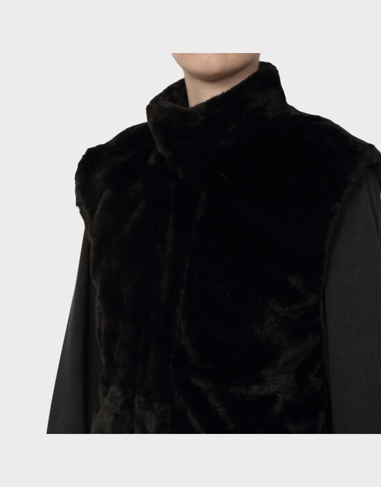 SONJAPOPPY FAUX FUR WAISTCOAT