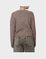 NOVAH LS O-NECK BUTTON CARDI