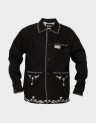 EMBROIDERED COTTON-BLEND WORKER