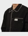 EMBROIDERED COTTON-BLEND WORKER