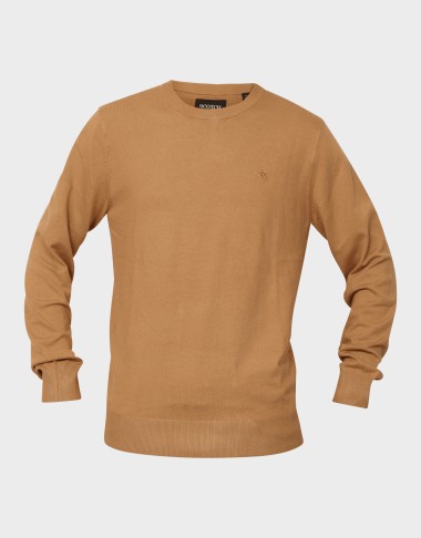 VISCOSE PULLOVER CREWNECK