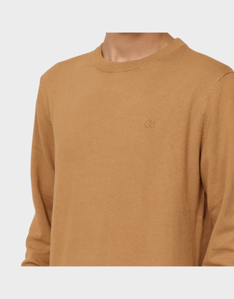 VISCOSE PULLOVER CREWNECK
