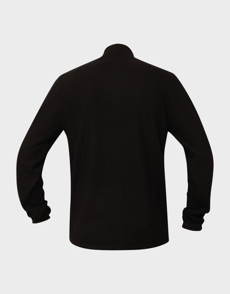 JCOSTANCE KNIT BADGE ZIP CARDIGAN