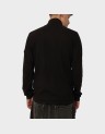 JCOSTANCE KNIT BADGE ZIP CARDIGAN