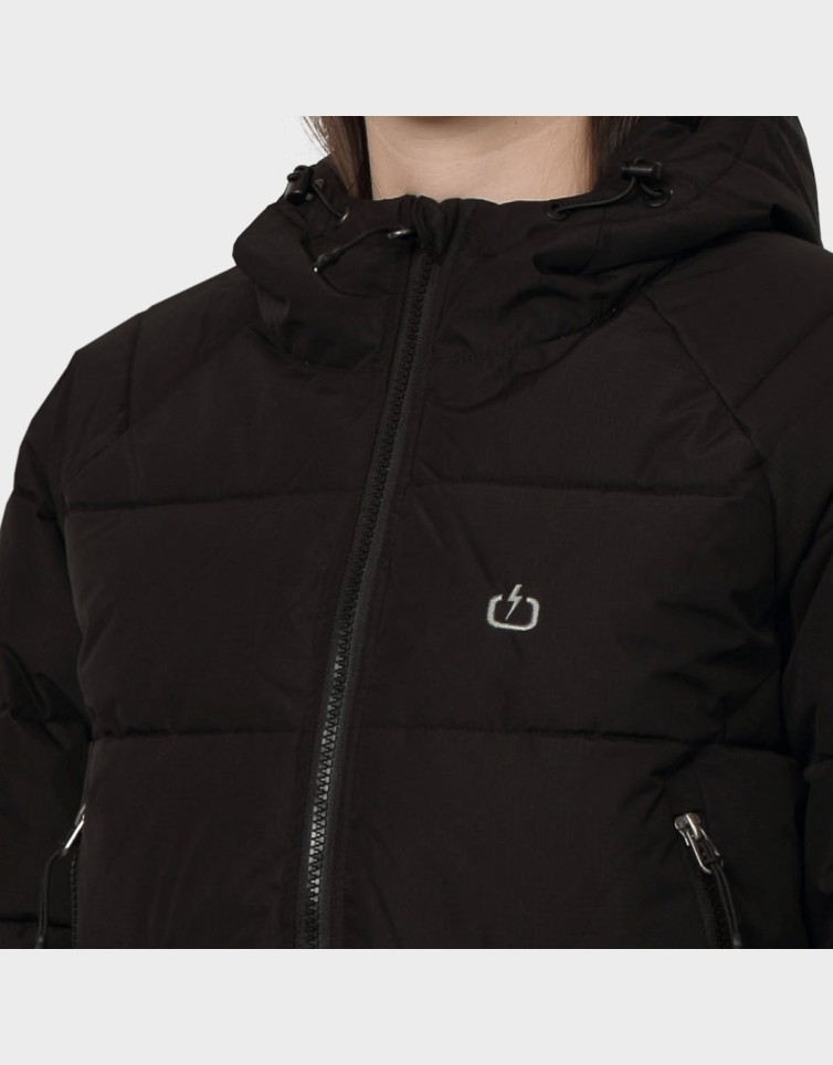 HOODED PUFFER JACKET