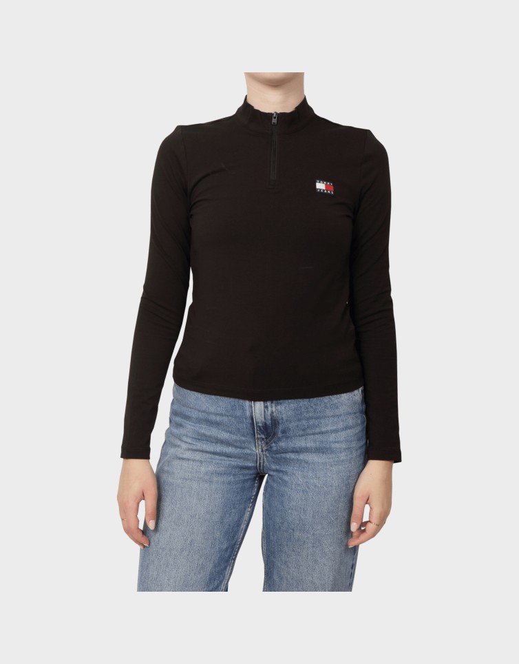 SLIM 1/4 ZIP BADGE