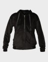 VELVET ZIP HOODIE