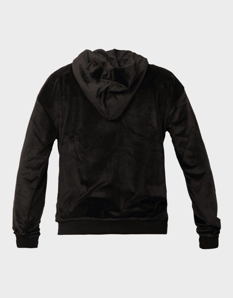 VELVET ZIP HOODIE
