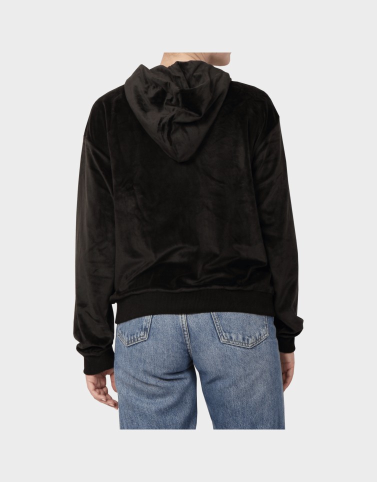 VELVET ZIP HOODIE
