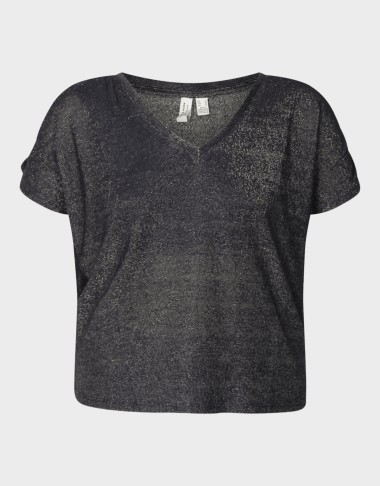 GOLDA SS V-NECK TOP
