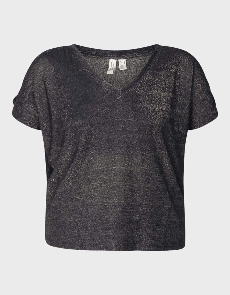 GOLDA SS V-NECK TOP