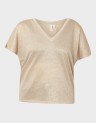 GOLDA SS V-NECK TOP