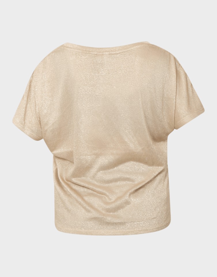 GOLDA SS V-NECK TOP