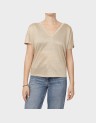 GOLDA SS V-NECK TOP