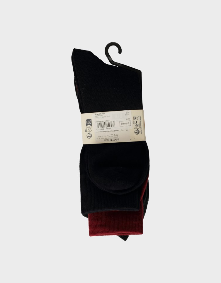 3-PACK SOCKS