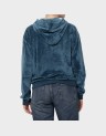 VELVET ZIP HOODIE