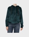 VELVET ZIP HOODIE