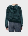 VELVET ZIP HOODIE