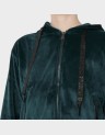 VELVET ZIP HOODIE
