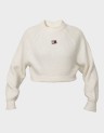 CROP BADGE SWEATER