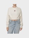 CROP BADGE SWEATER