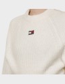 CROP BADGE SWEATER