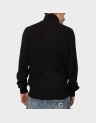 PANNEL KNIT ZIP CARDIGAN