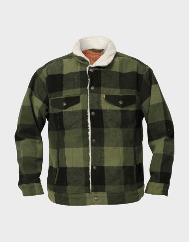 RELAXED FIT PLAID TR