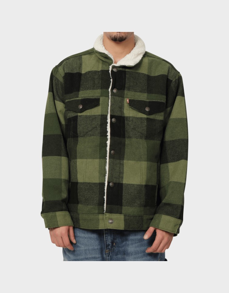 RELAXED FIT PLAID TR