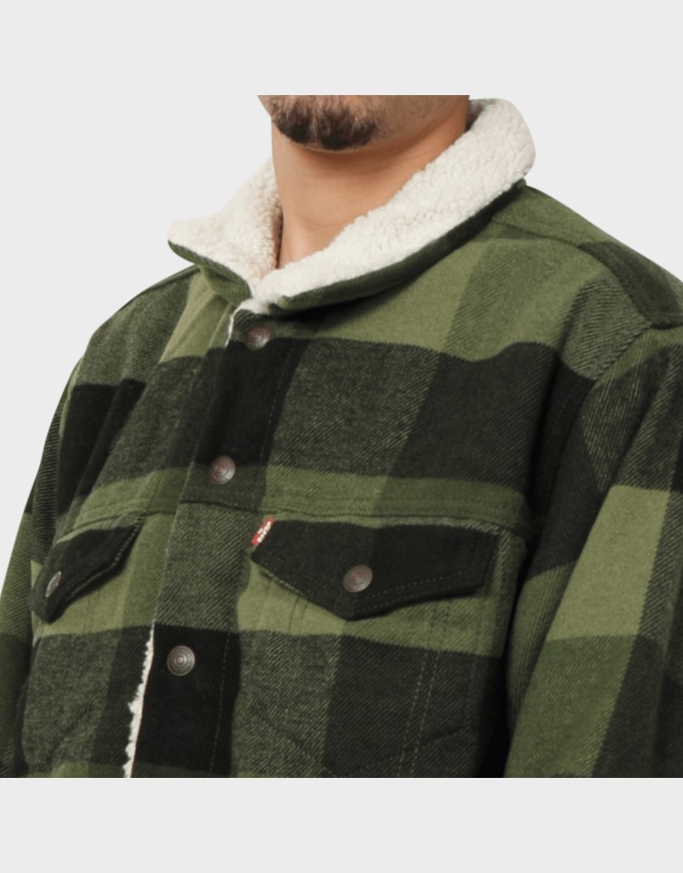 RELAXED FIT PLAID TR
