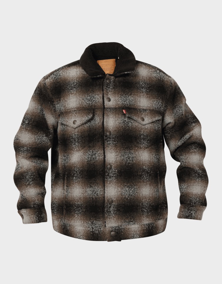 RELAXED FIT PLAID TR