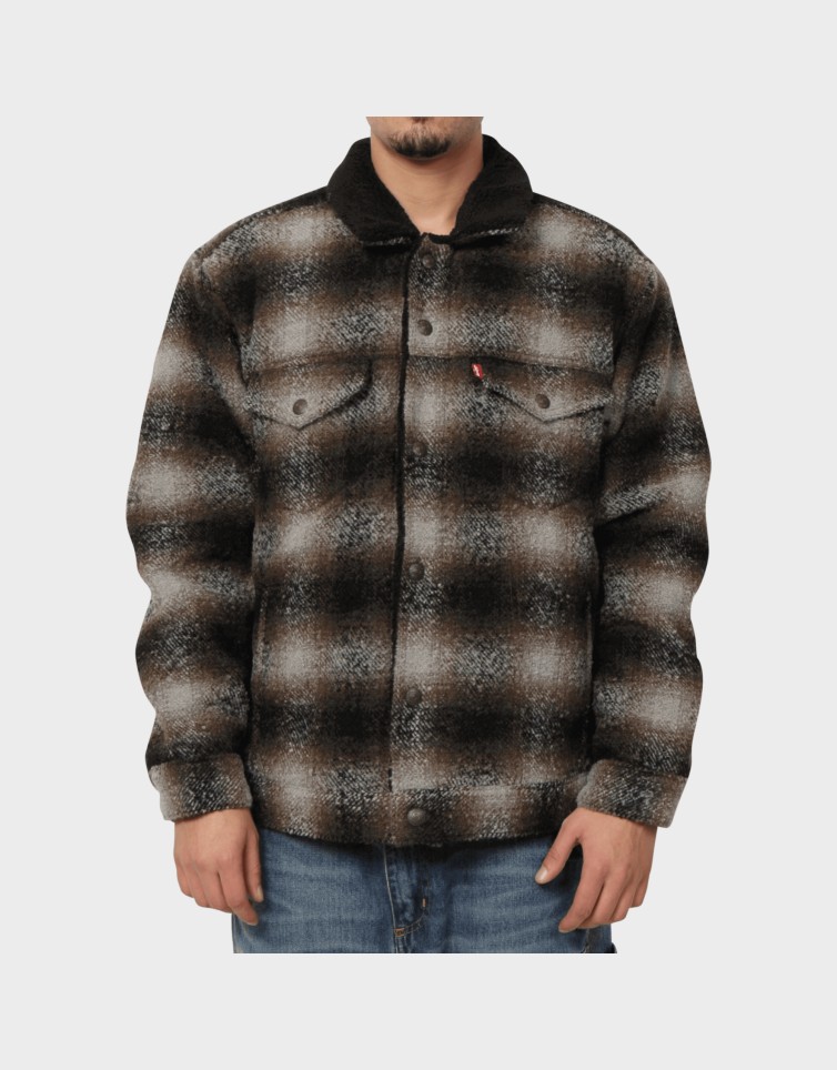 RELAXED FIT PLAID TR