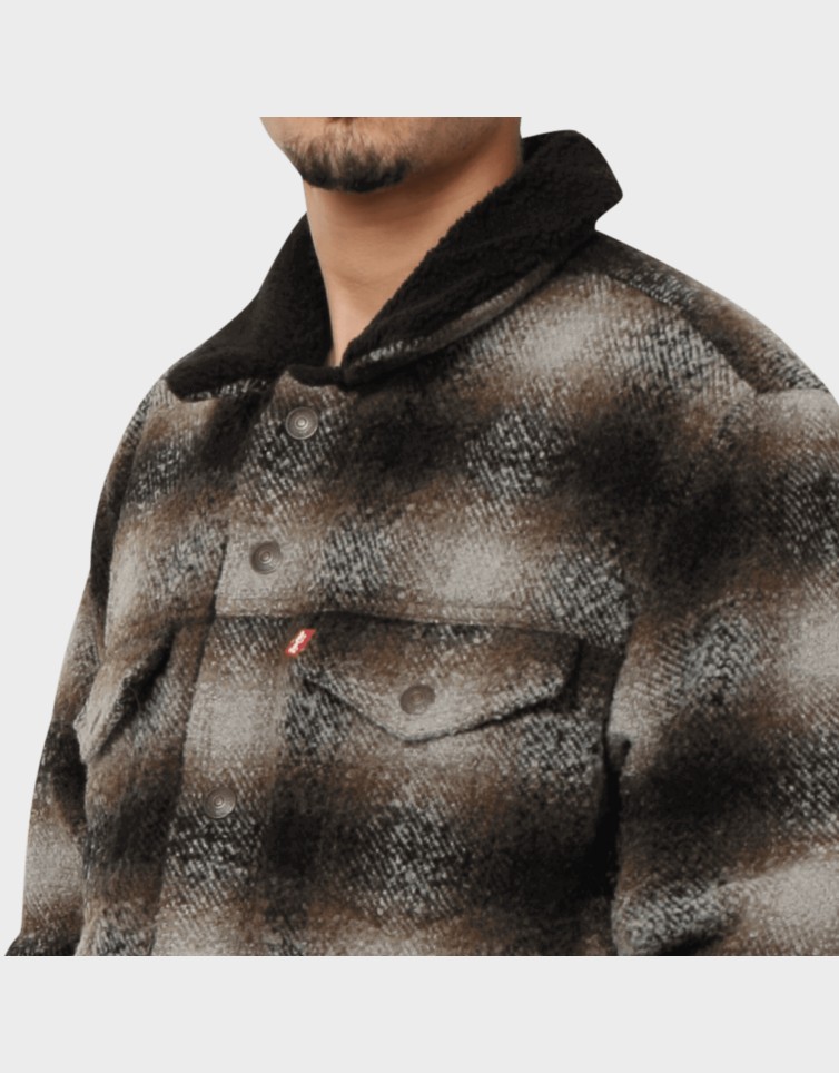 RELAXED FIT PLAID TR