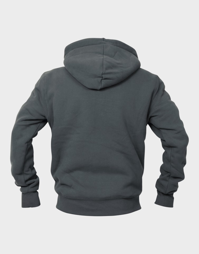 D1 BORG LINED ZIPHOOD