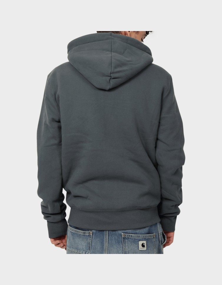 D1 BORG LINED ZIPHOOD