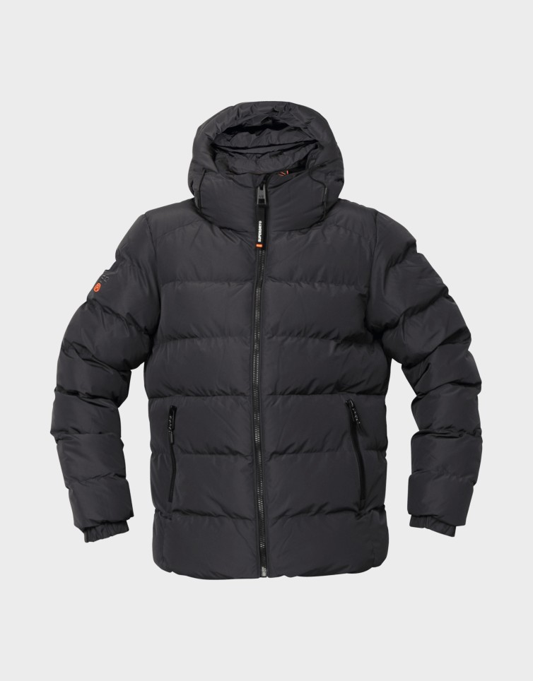 HOODED SPORTS PUFFER JACKET