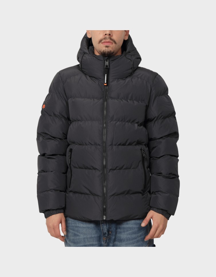 HOODED SPORTS PUFFER JACKET