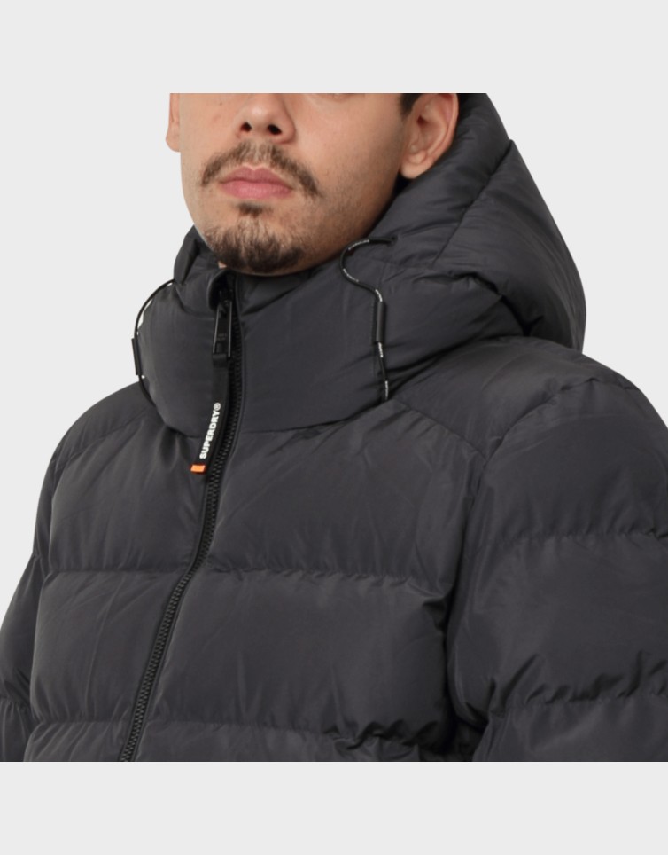 HOODED SPORTS PUFFER JACKET