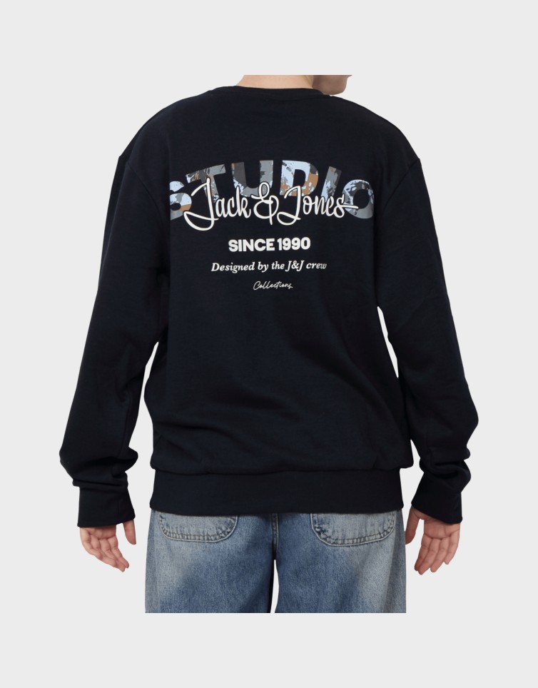 YUKI BACK SWEAT CREW NECK