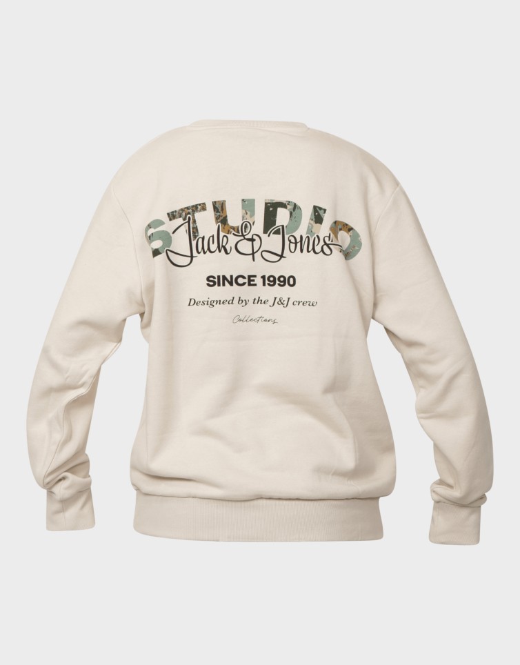 YUKI BACK SWEAT CREW NECK