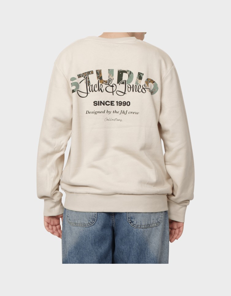 YUKI BACK SWEAT CREW NECK