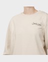 YUKI BACK SWEAT CREW NECK
